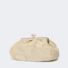 Stor pasticcino-taske i raffia-look, turtledove Stor pasticcino-taske i raffia-look, turtledove