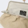 Stor pasticcino-taske i raffia-look, turtledove Stor pasticcino-taske i raffia-look, turtledove