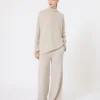 Sweater i kashmirgarn, beige