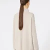 Sweater i kashmirgarn, beige