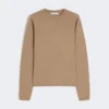 Sweater i kashmirgarn, hasselnøddebrun Sweater i kashmirgarn, hasselnøddebrun