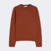 Sweater i kashmirgarn, terrakotta Sweater i kashmirgarn, terrakotta