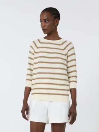 Sweater i ren bomuld, silke