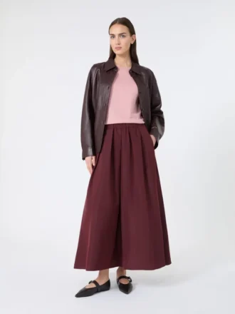 Sweater i silke og bomuld, lyserød