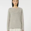 Sweater i uld og kashmirgarn, beige Sweater i uld og kashmirgarn, beige