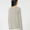 Sweater i uld og kashmirgarn, beige Sweater i uld og kashmirgarn, beige
