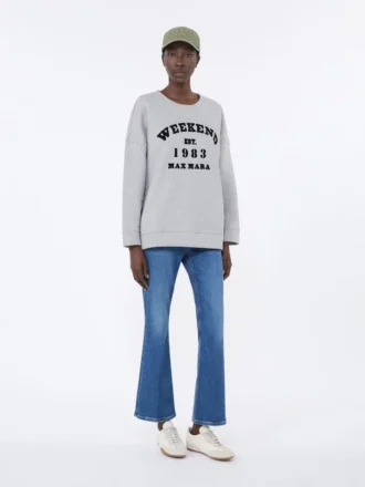 sweatshirt i bomuld med rund hals lysegr 1 330x440 - Sweatshirt i bomuld med rund hals, lysegr&aring;
