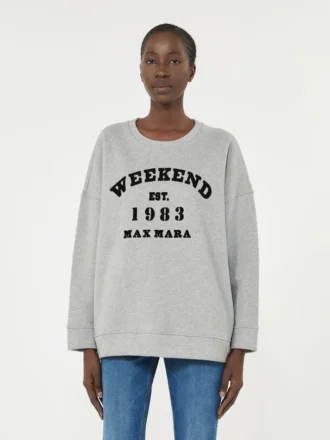 sweatshirt i bomuld med rund hals lysegr 2 330x440 - Sweatshirt i bomuld med rund hals, lysegr&aring;