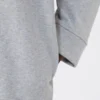 Sweatshirt i bomuld med rund hals, lysegrå Sweatshirt i bomuld med rund hals, lysegrå