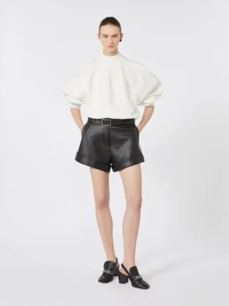 Sweatshirt i stretchbomuld, elfenben