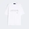 T-shirt i bomuld med print, optisk hvid T-shirt i bomuld med print, optisk hvid