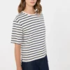 T-shirt i bomuldsjersey, ecru T-shirt i bomuldsjersey, ecru