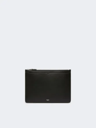 Tablet-etui i læder, sort