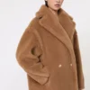 Teddy Bear Icon Coat, kamel