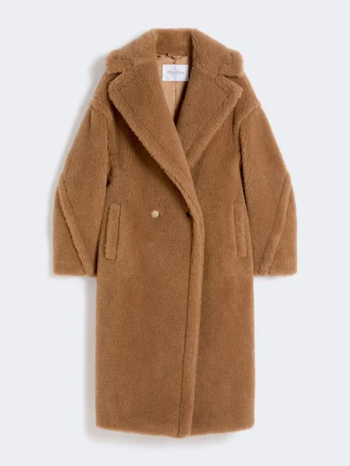 Teddy Bear Icon Coat, kamel