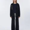 Teknisk jersey-sweatshirt med lynlås, ultramarin Teknisk jersey-sweatshirt med lynlås, ultramarin