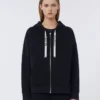 Teknisk jersey-sweatshirt med lynlås, ultramarin Teknisk jersey-sweatshirt med lynlås, ultramarin