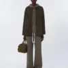 Teknisk sweatshirt i bomuldsjersey, khaki Teknisk sweatshirt i bomuldsjersey, khaki