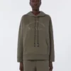 Teknisk sweatshirt i bomuldsjersey, khaki Teknisk sweatshirt i bomuldsjersey, khaki