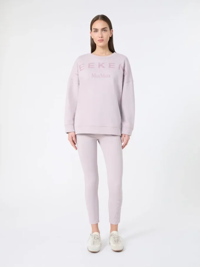 Tekniske jersey-leggings, lilla Tekniske jersey-leggings, lilla