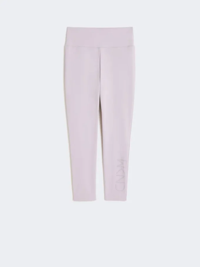 Tekniske jersey-leggings, lilla Tekniske jersey-leggings, lilla