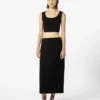 Top i scuba-jersey, sort Top i scuba-jersey, sort