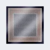Trykt silkefoulard, mudder Trykt silkefoulard, mudder