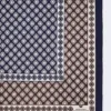 Trykt silkefoulard, mudder Trykt silkefoulard, mudder