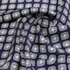 Trykt silkefoulard, mudder Trykt silkefoulard, mudder