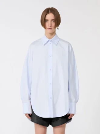 Tunika i poplin i kimono-stil, avio