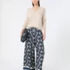 Uld- og kashmirtrøje, beige Uld- og kashmirtrøje, beige