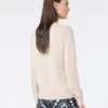 Uld- og kashmirtrøje, beige Uld- og kashmirtrøje, beige
