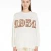 Uld- og kashmirtrøje, hvid