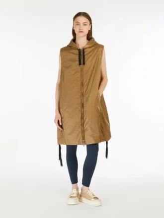 Vandafvisende canvas-vest, karamel