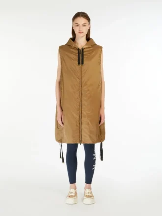 Vandafvisende canvas-vest, karamel