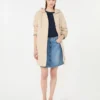 Vandafvisende parka med polstring, sand Vandafvisende parka med polstring, sand