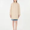 Vandafvisende parka med polstring, sand Vandafvisende parka med polstring, sand