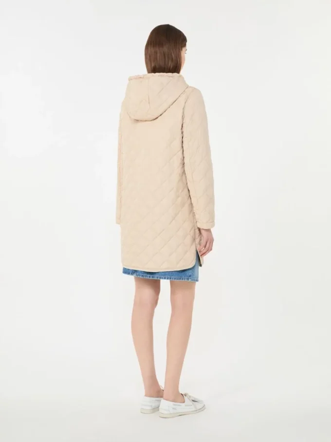 Vandafvisende parka med polstring, sand Vandafvisende parka med polstring, sand
