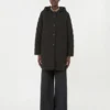 Vandafvisende parka med polstring, sort Vandafvisende parka med polstring, sort