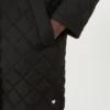 Vandafvisende parka med polstring, sort Vandafvisende parka med polstring, sort