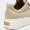 Vandafvisende sneakers i kashmir, beige
