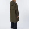 Vandafvisende taffeta-parka, grøn Vandafvisende taffeta-parka, grøn