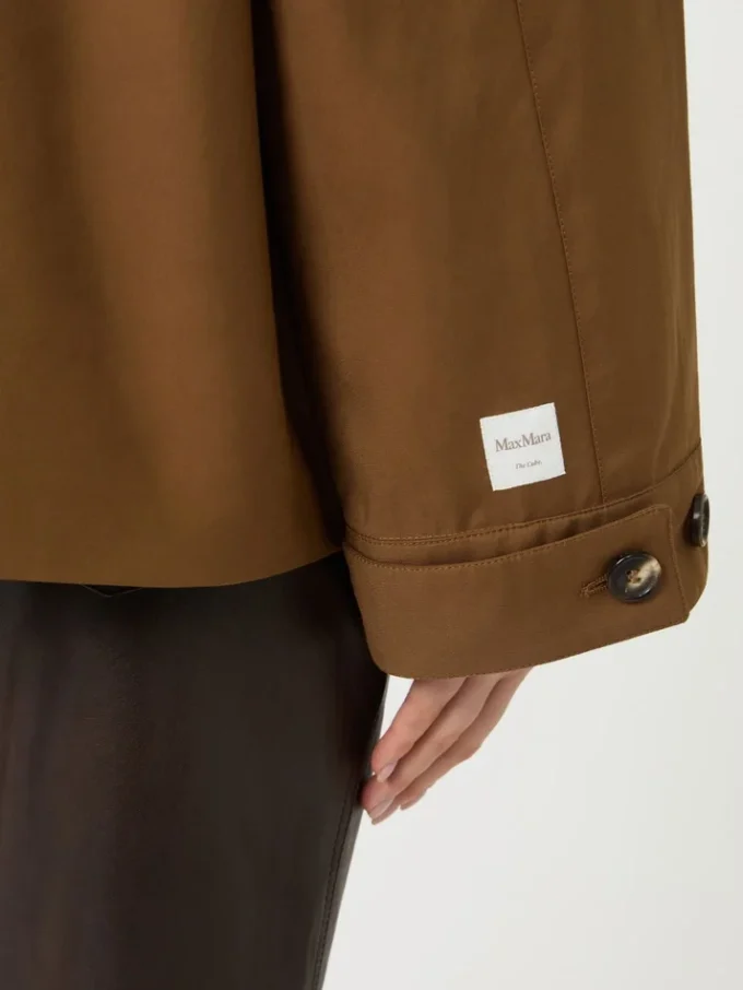 Vandafvisende twill-jakke, tobak