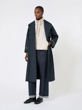 Vatteret, vandafvisende nylon-canvas-vest, sand